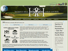 Tablet Screenshot of hominyhill.com
